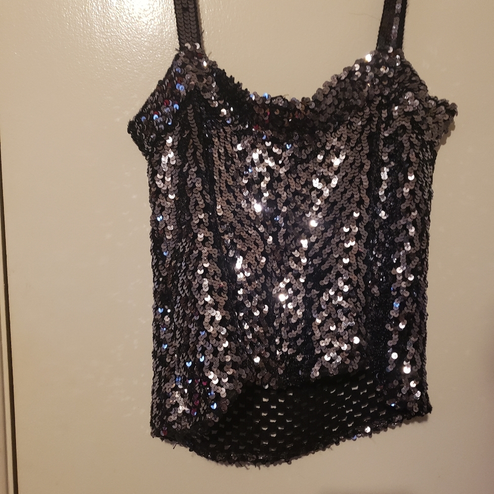 Vintage Three Flags California Sequin tank top - Picture 2 of 4